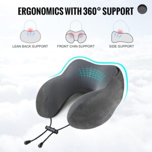 An image of a travel pillow with different types of support.